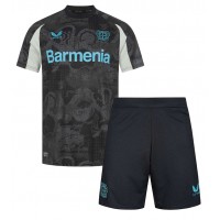 Maglia Calcio Bayer Leverkusen Edmond Tapsoba #12 Terza Divisa Bambino 2024-25 Manica Corta (+ pantaloncini)